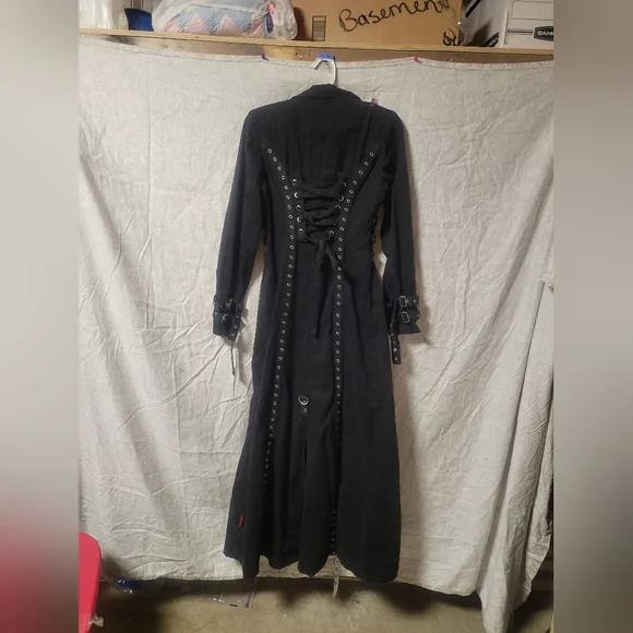 Authentic y2k vintage Tripp hot topic long coat lace up corset - Picture 14 of 14